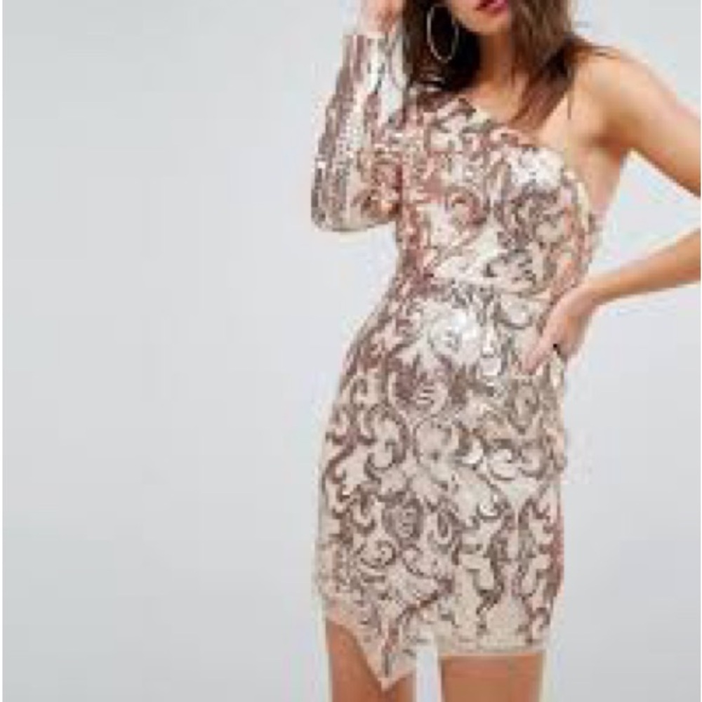 Love Triangle Sequin Dress